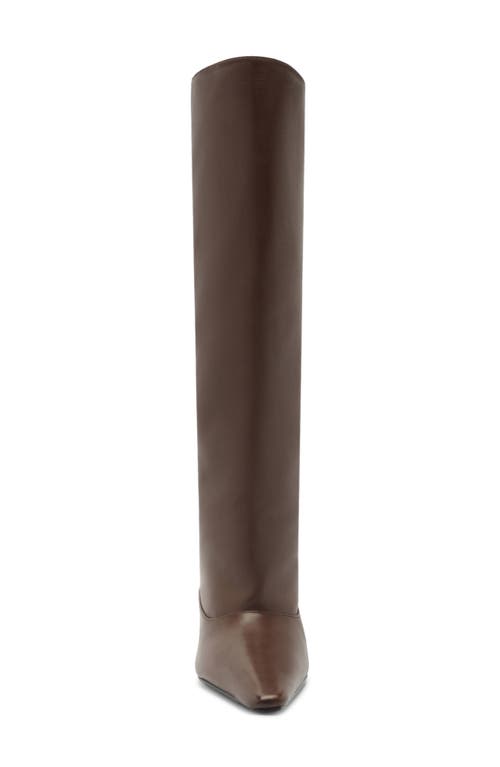 Schutz Rudy Pointed Toe Boot In Brown