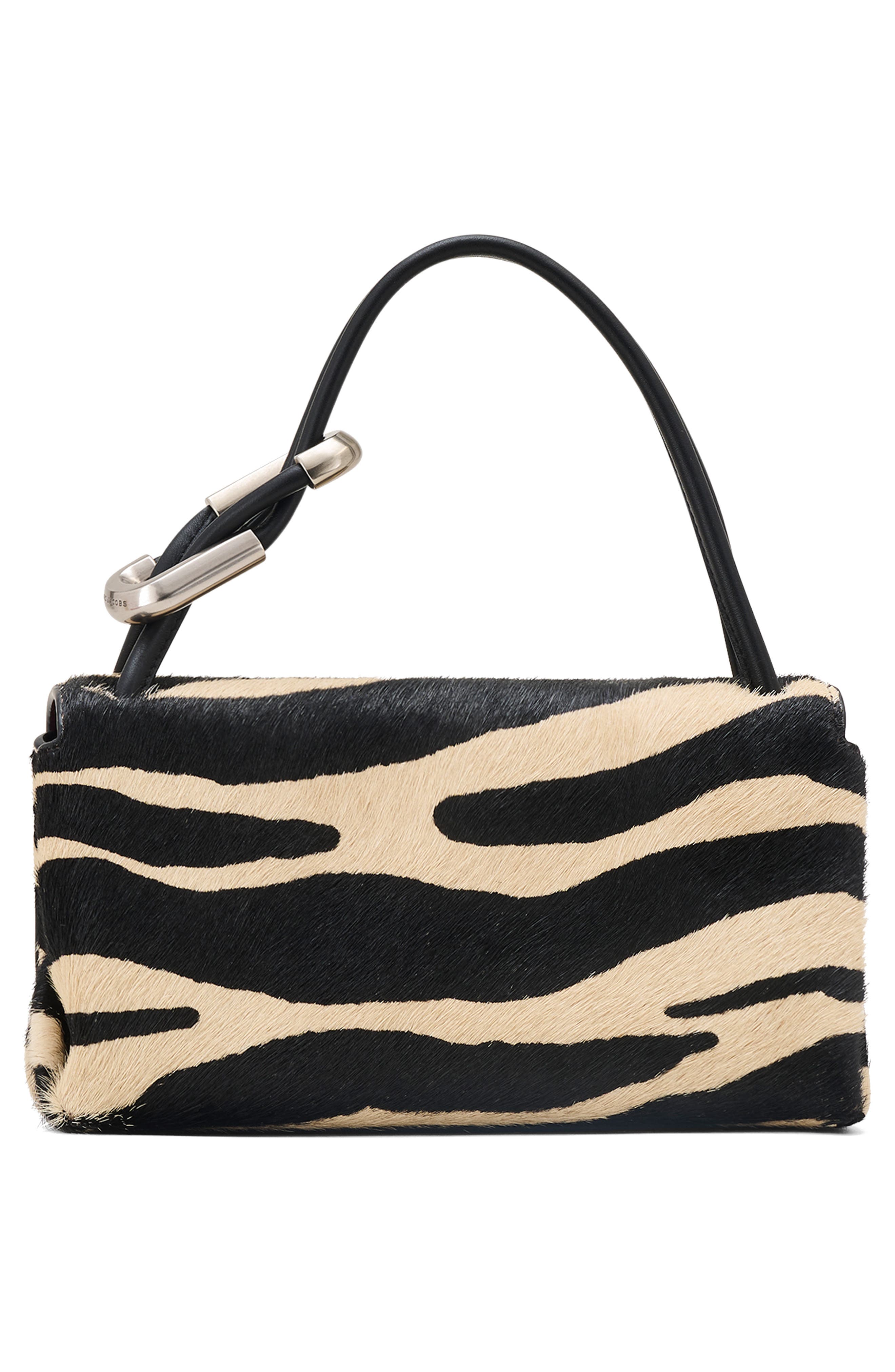 Marc Jacobs The Mini Lil' Link Zebra Genuine Calf Hair Bag, Alternate, color, 