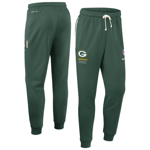 Men's Nike Green Green Bay Packers Sideline Standard Issue Touchback Kick Dri-FIT Taper Pants