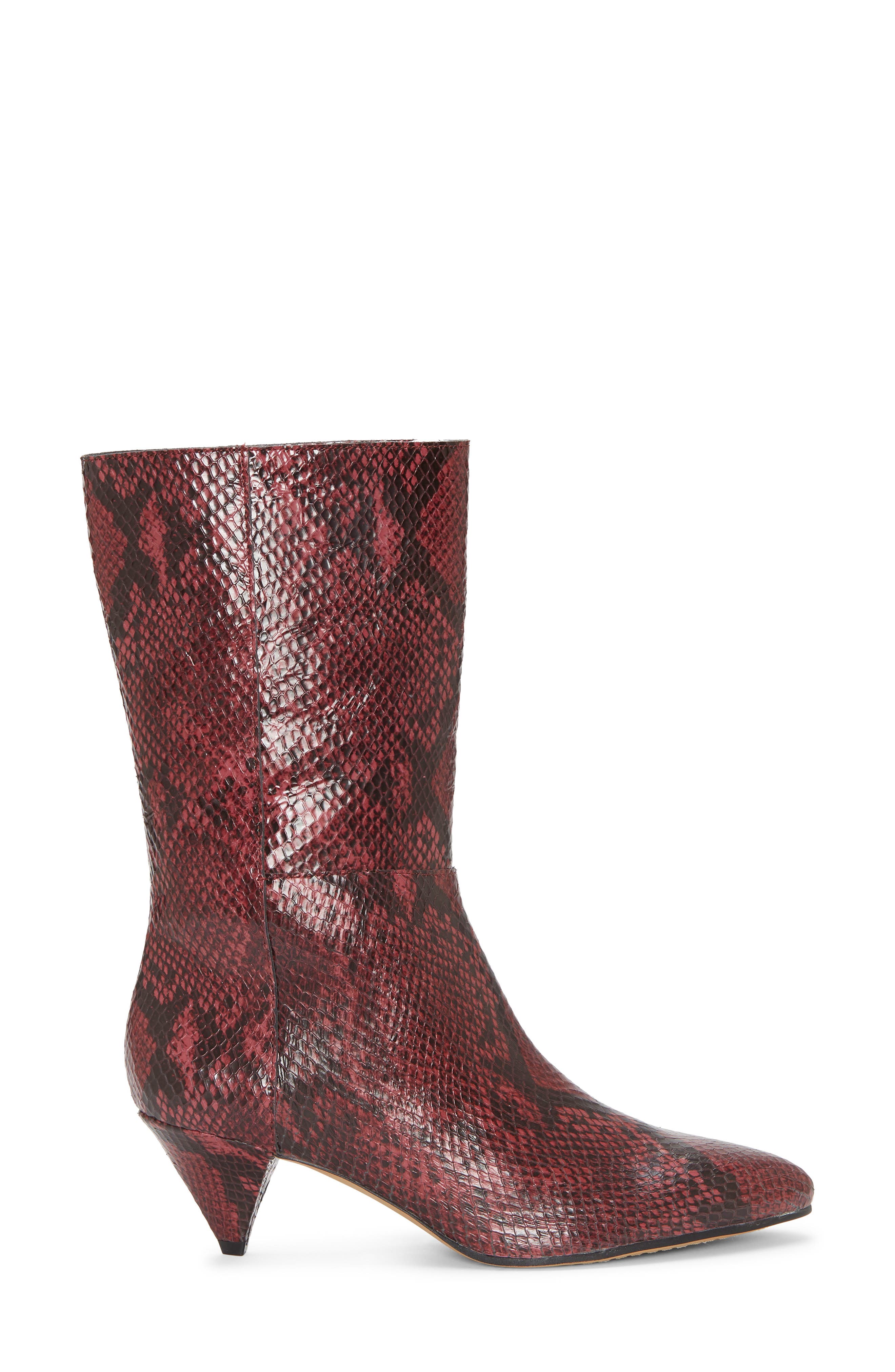 Rastel Boot, Alternate, color, DARK RED LEATHER
