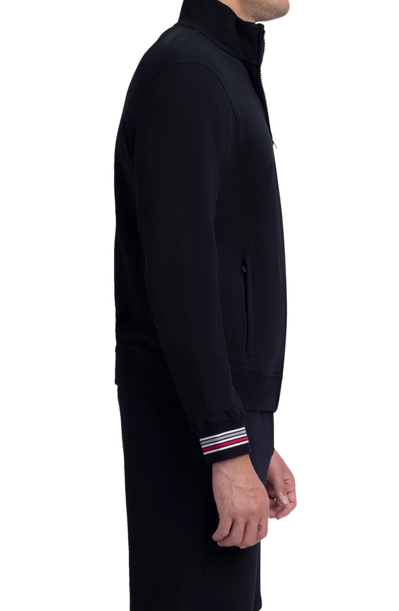 Bugatchi Comfort Cotton Mock Neck Jacket, Alternate, color, 