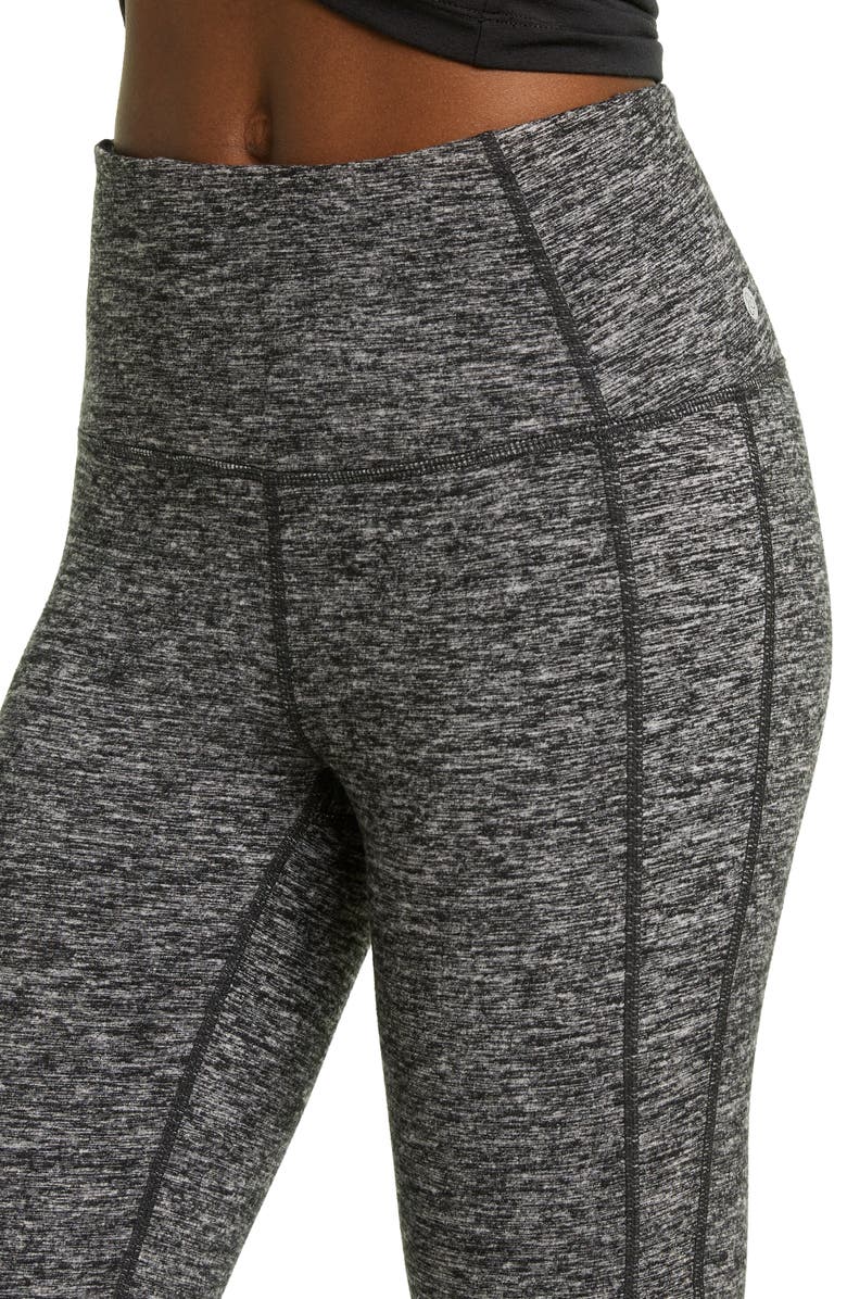 Zella High Waist Cozy Tech Flare Pants, Alternate, color,