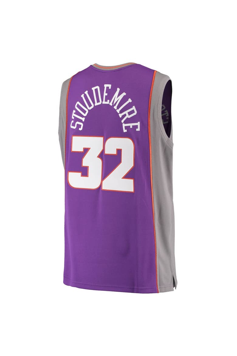 Men's Mitchell & Ness Amar'e Stoudemire Purple Phoenix Suns Hardwood Classics Authentic Jersey, Alternate, color, Purple