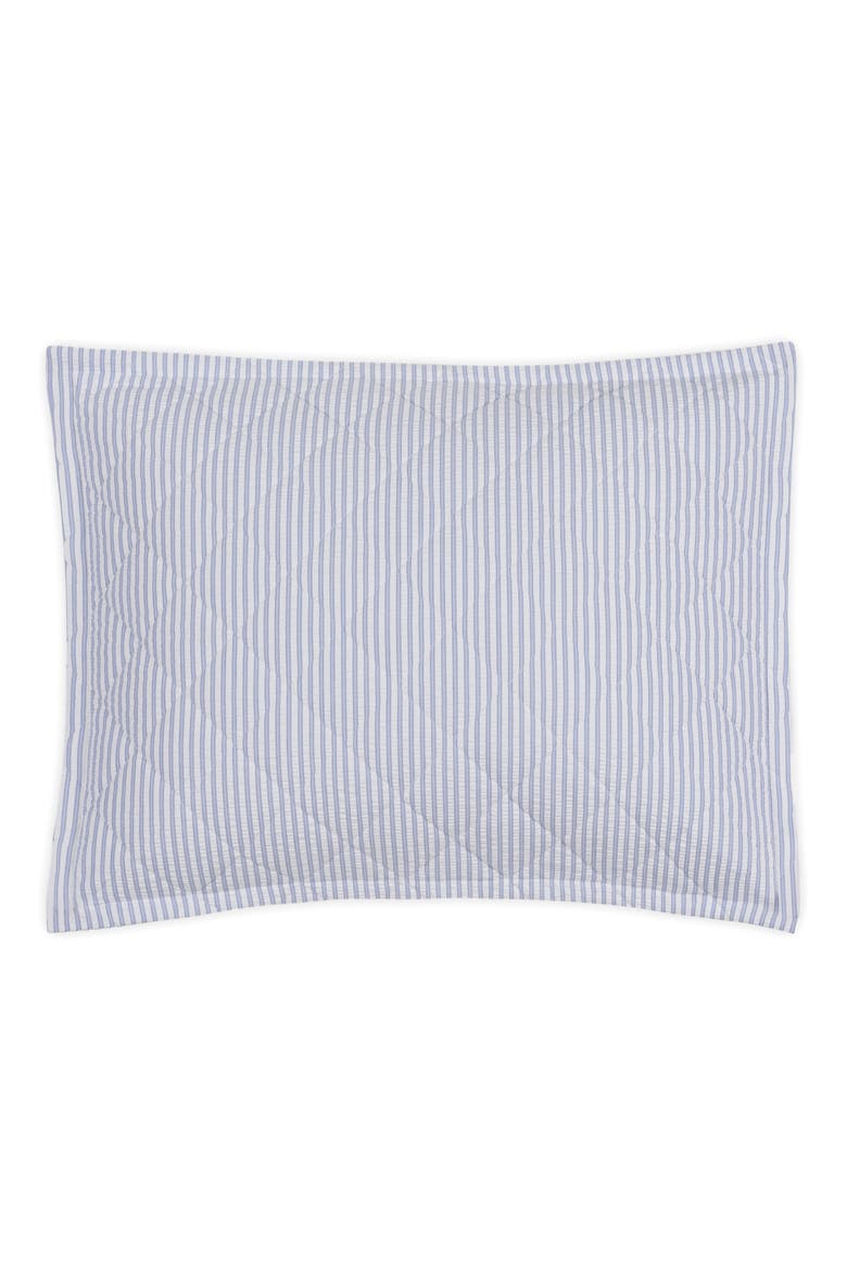 Matteo Quilted Sham, Main, color, AZURE