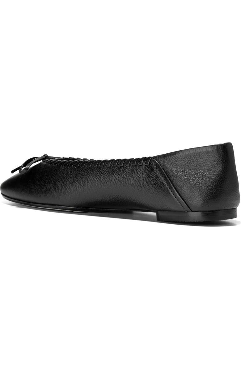 Cole Haan Jaya Travel Ballet Flat, Alternate, color, Black Leather/ Stitch