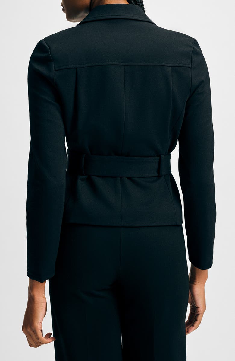 Isaac Mizrahi New York Belted Jacket, Alternate, color, 