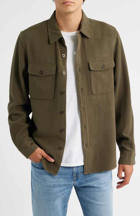 Treasure & Bond Texture Twill Button-Up Shirt