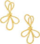 Kenneth Jay Lane Oversized Bow Drop Earrings