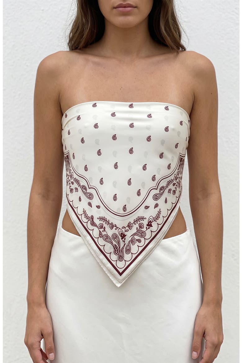 Ivory Whisper Double Sided Silk Scarf, Alternate, color, Ivory