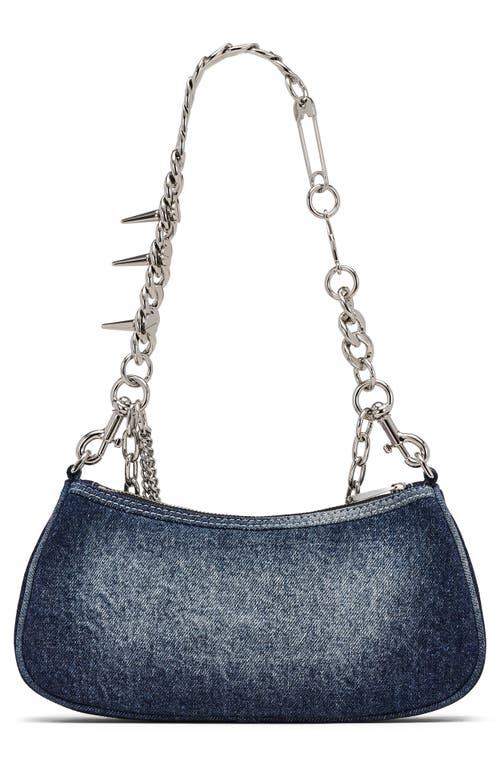 Marc Jacobs The Faded Denim Charm Shoulder Bag