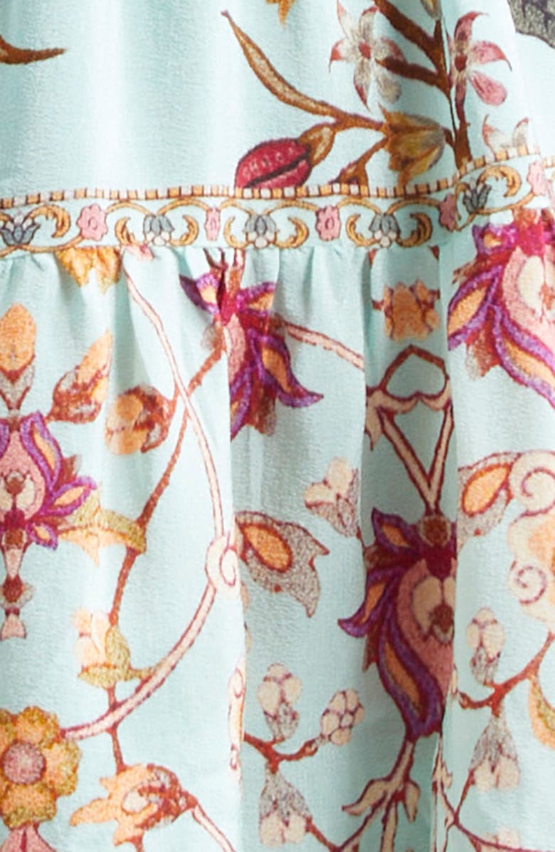 Camilla Weaving Worlds Floral Silk Dress, Alternate, color, Weaving Worlds