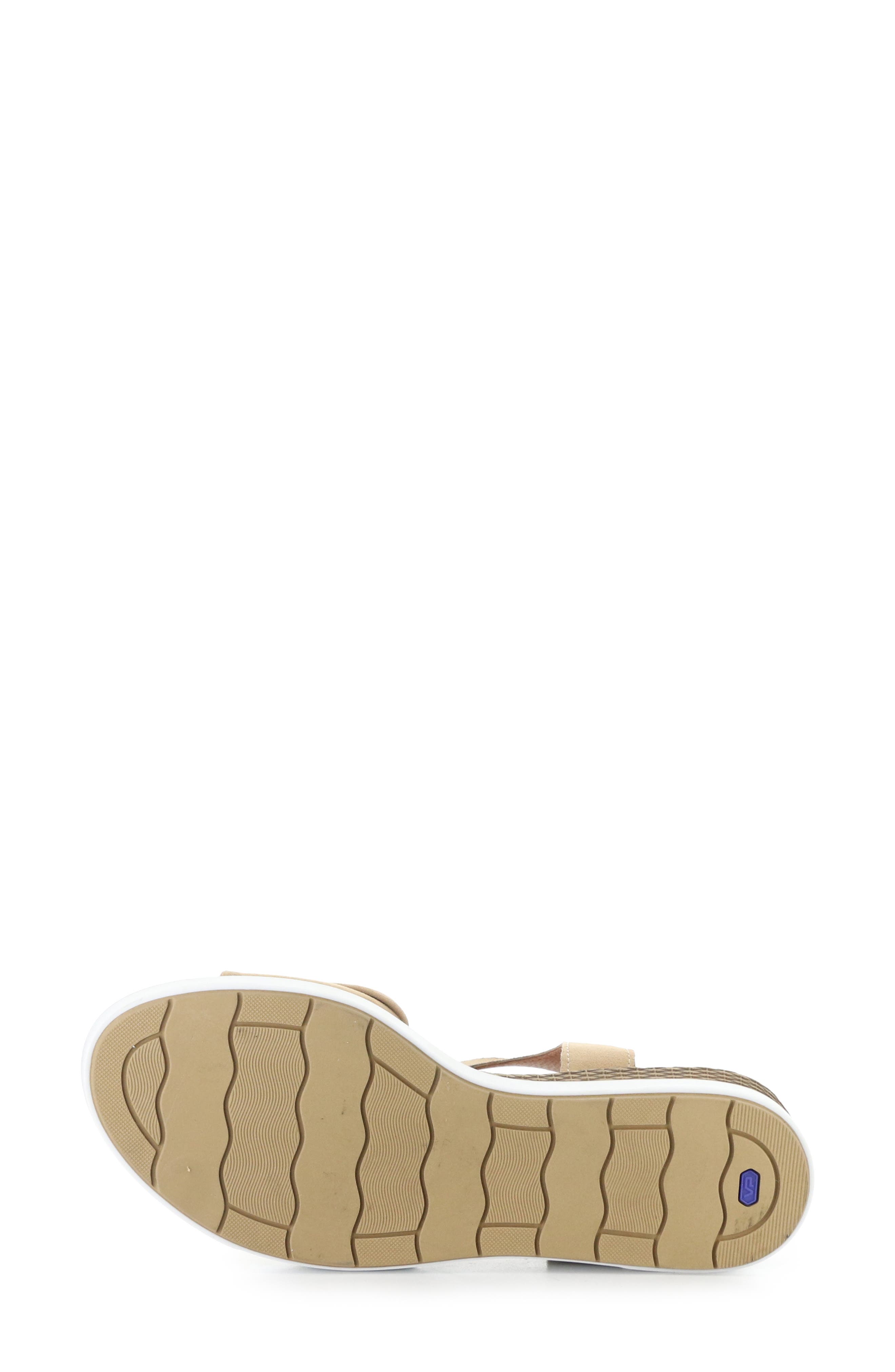 Bos. & Co. Avon Platform Wedge Sandal, Alternate, color, Almondine