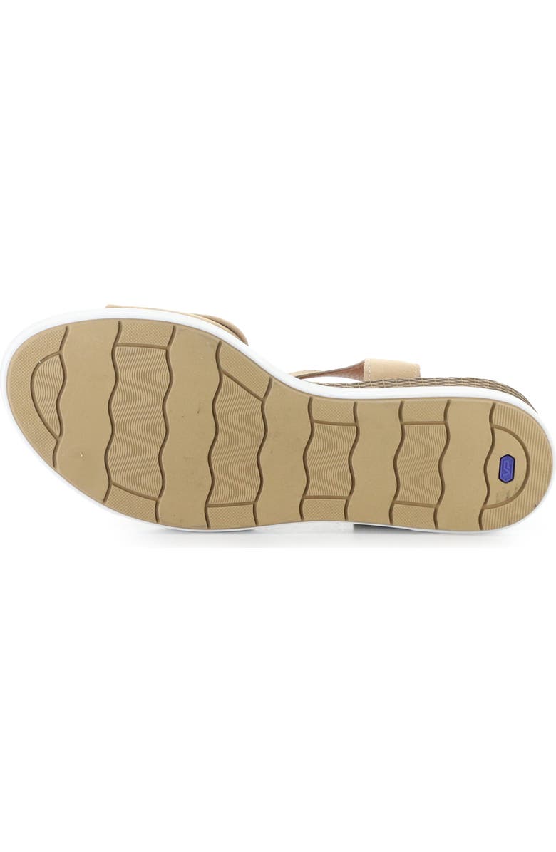 Bos. & Co. Avon Platform Wedge Sandal, Alternate, color, Almondine