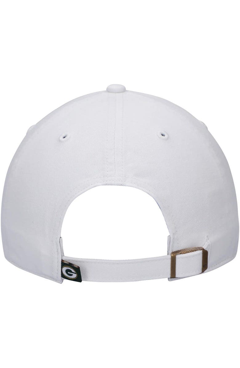'47 Men's '47 White Green Bay Packers Clean Up Adjustable Hat, Alternate, color, 