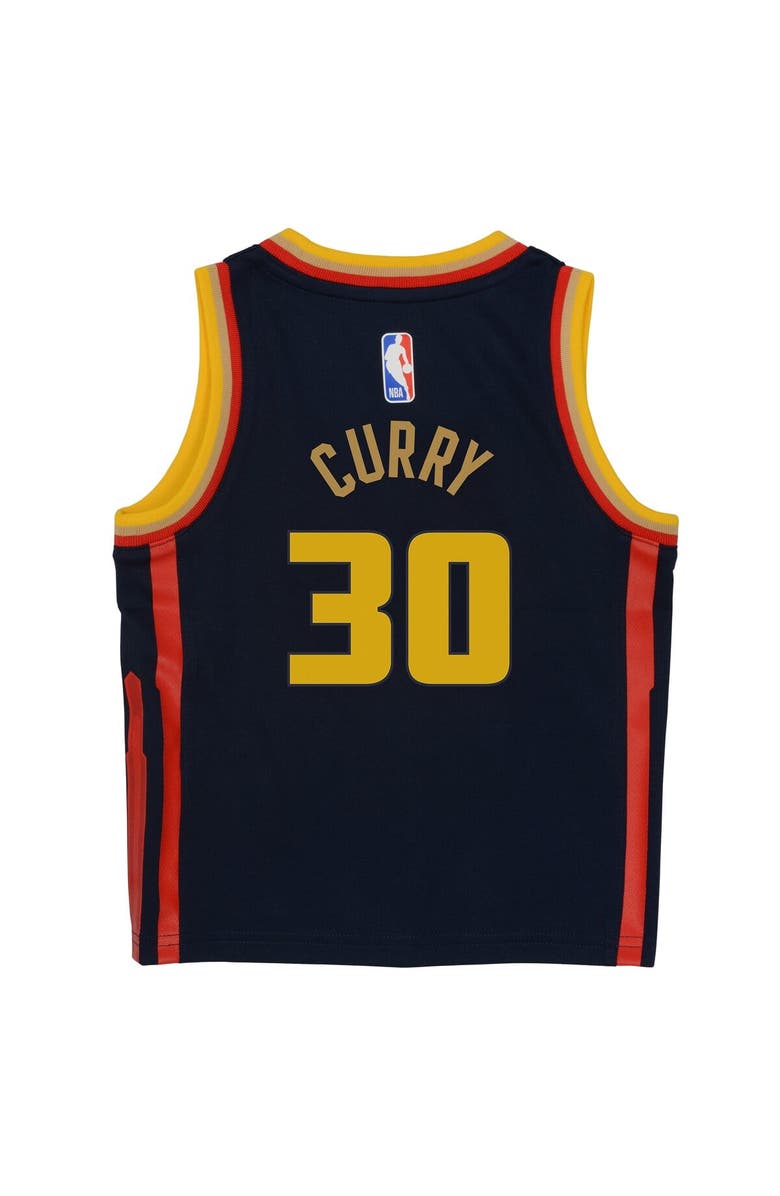 Nike Toddler Nike Stephen Curry Navy Golden State Warriors 2024/25 Swingman Player Jersey - City Edition, Alternate, color, 