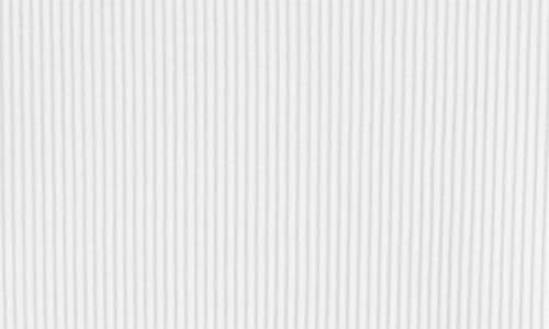 Scotch & Soda Kids' Lettuce Edge Mock Neck Cotton T-shirt In White
