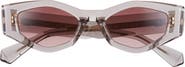 Valentino 51mm Polarized Cat Eye Sunglasses