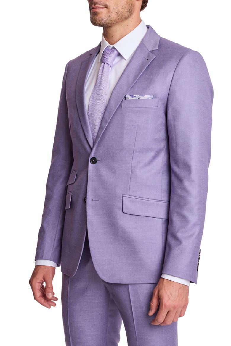 Dover Slim Fit Sport Coat, Alternate, color, LAVENDER SHARK