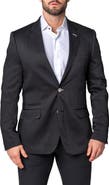 Maceoo Socrates Blue Black Sport Coat
