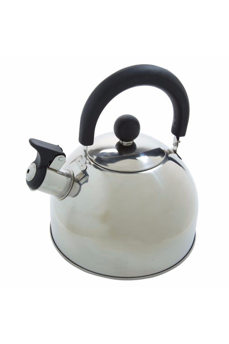 Great Outdoors Compact Whistle Kettle, Main, color, Silver
