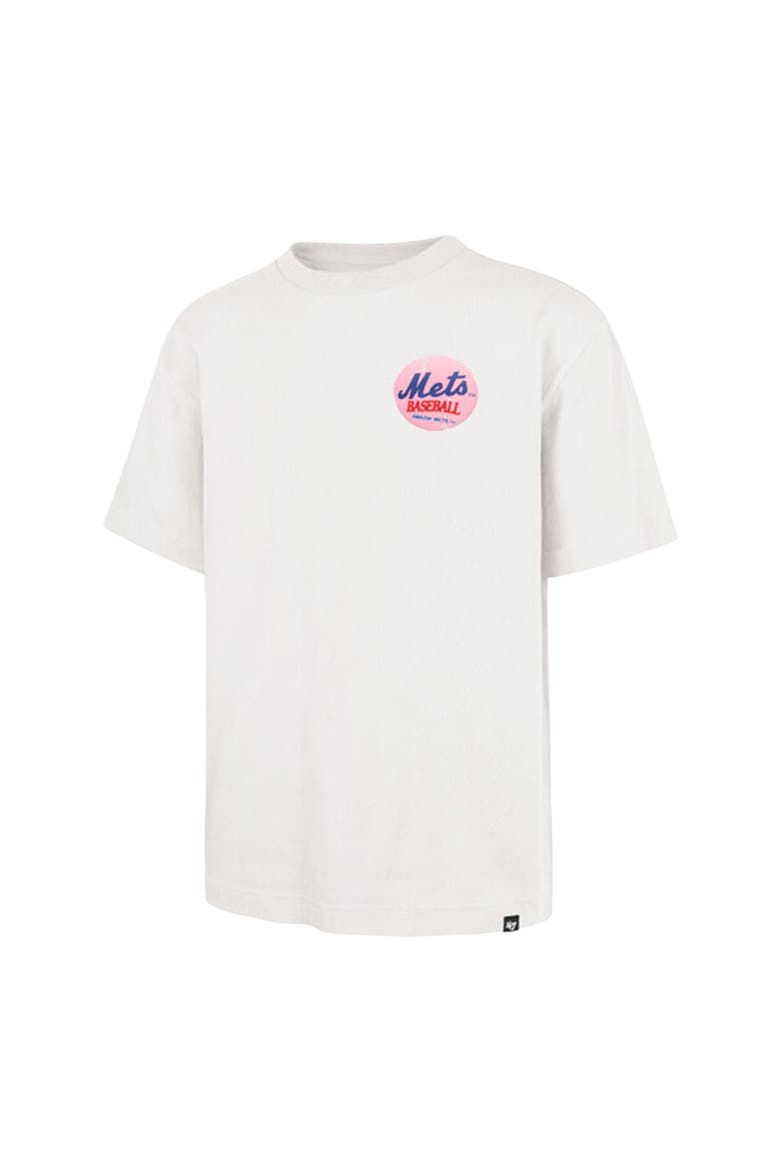 Unisex '47  Cream New York Mets Turnpike Chuck Foundation T-Shirt, Alternate, color, Cream
