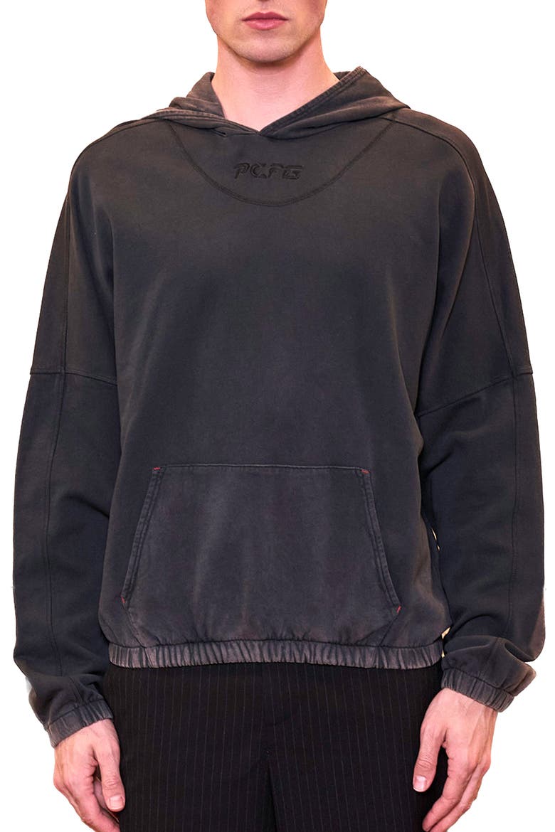 Daydreamers Acid Washed Hoodie, Alternate, color, Black