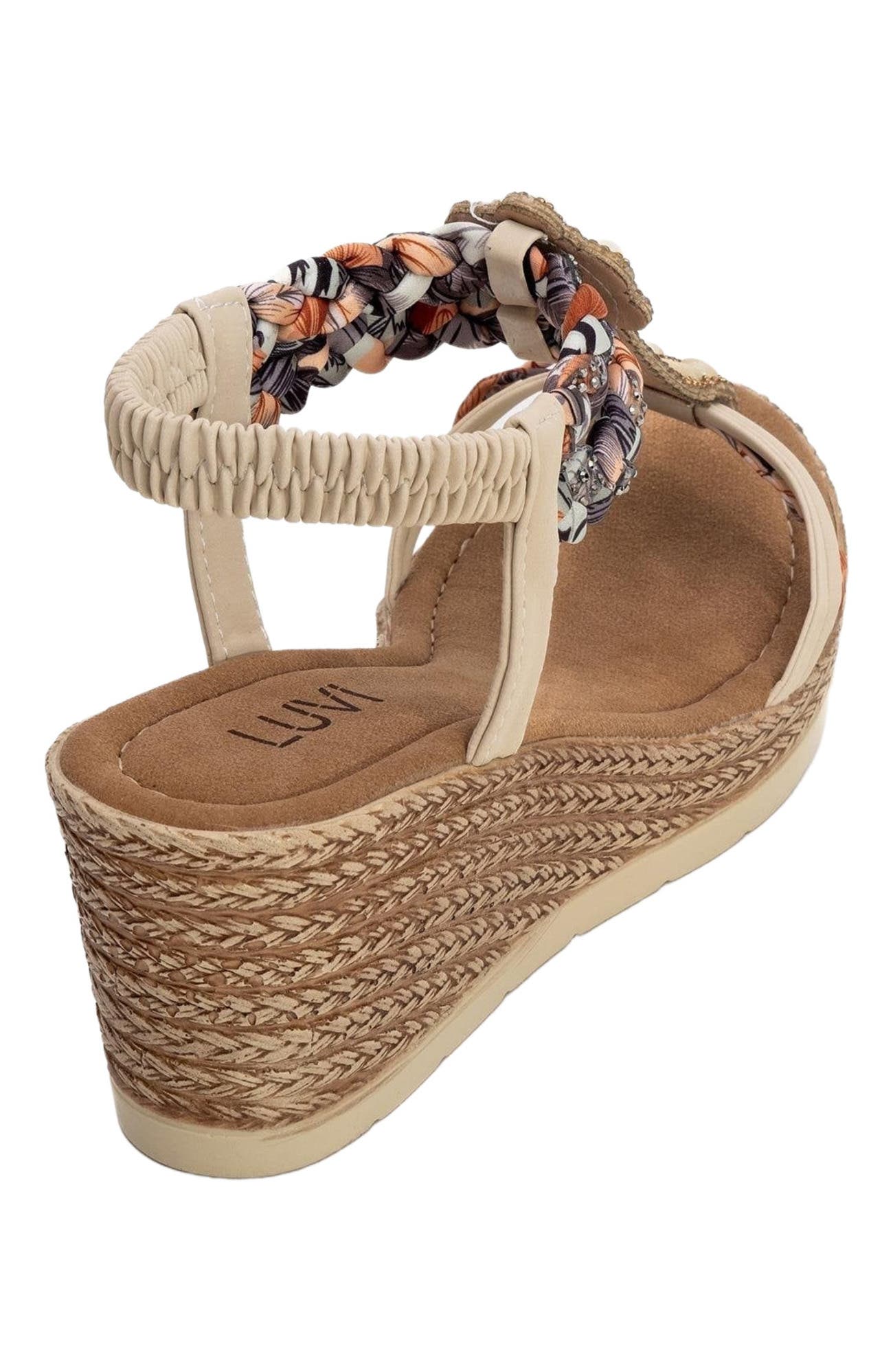 Prologue Shoes Sogno Rhinestone Espadrille Sandal, Alternate, color, 