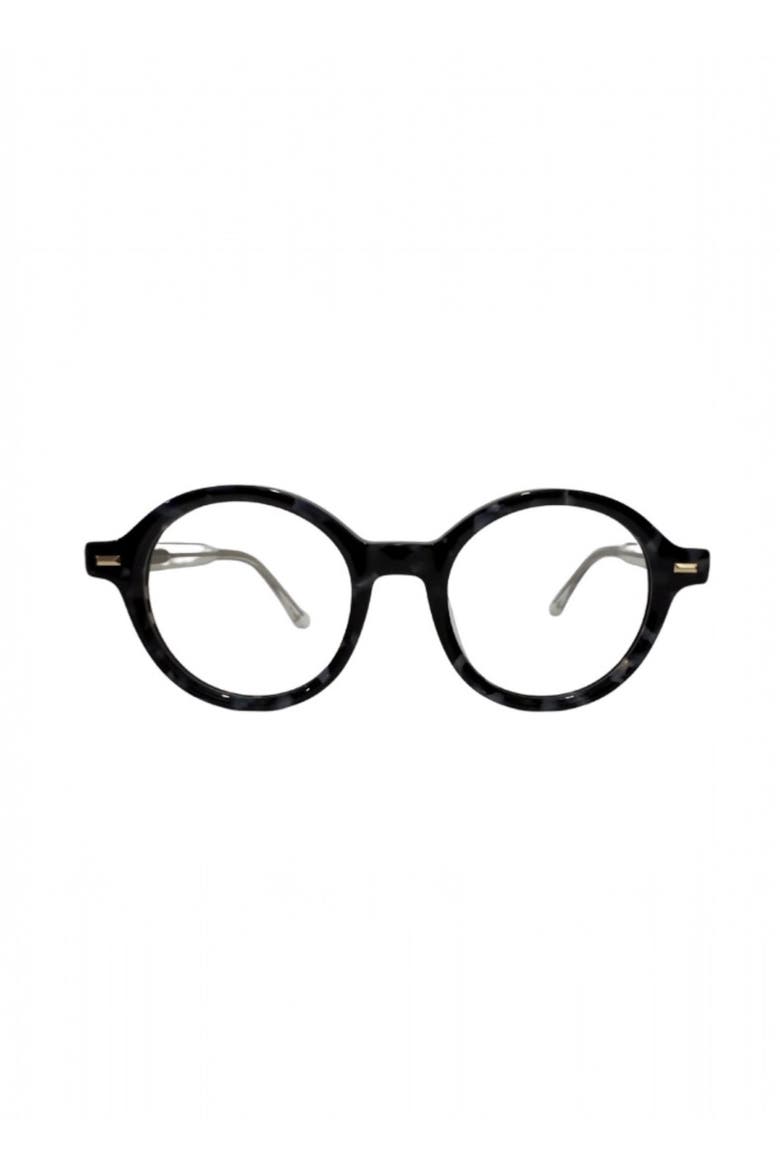 Alexandrite Round 48mm Eyeglasses, Main, color, Black