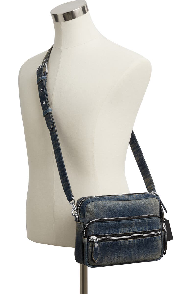 COACH Dakota Crossbody Bag in Cotton Denim, Alternate, color,