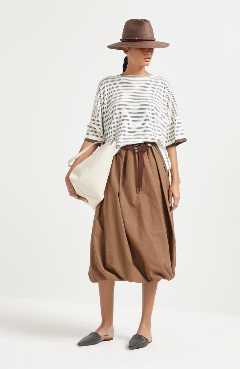 Brunello Cucinelli Lightweight knit T-shirt, Alternate, color,