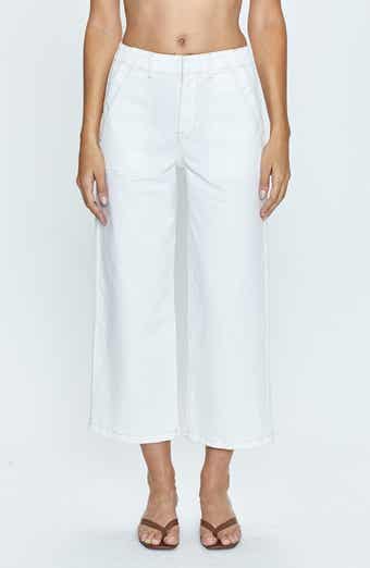 Pistola Sophia Stretch Cotton Ankle Wide Leg Pants