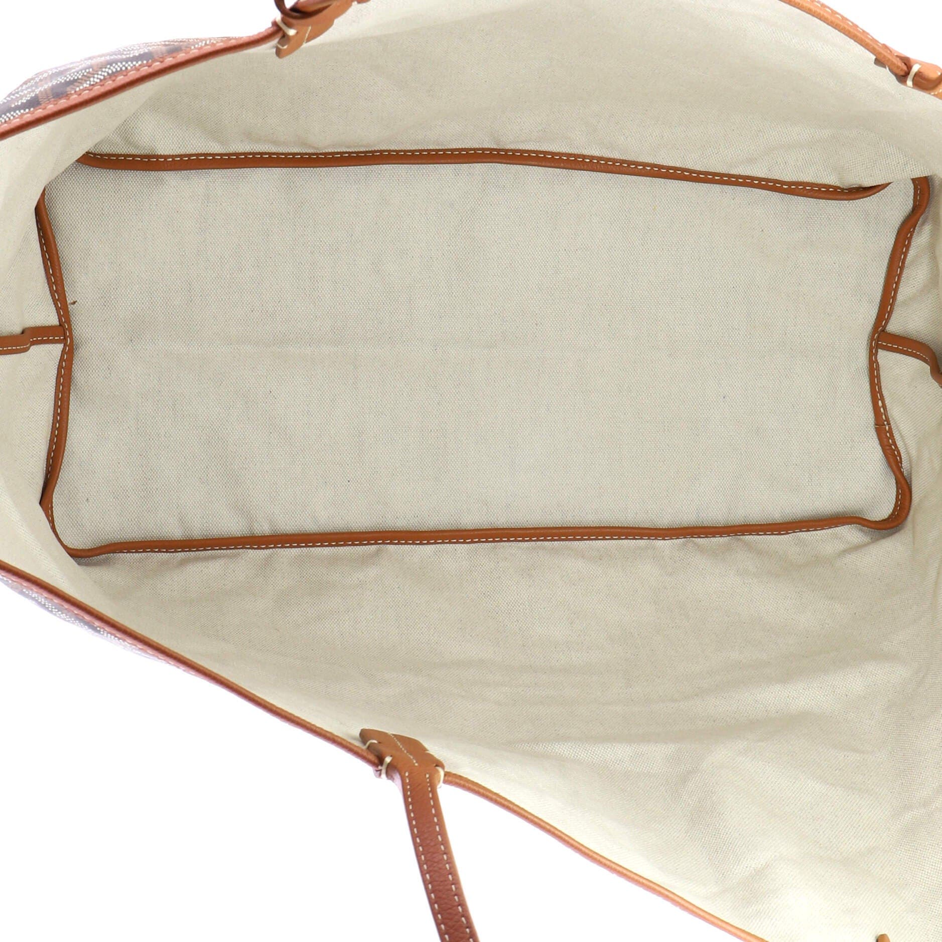 Pre-Owned Goyard Saint Louis Tote Coated Canvas GM, Alternate, color, Black