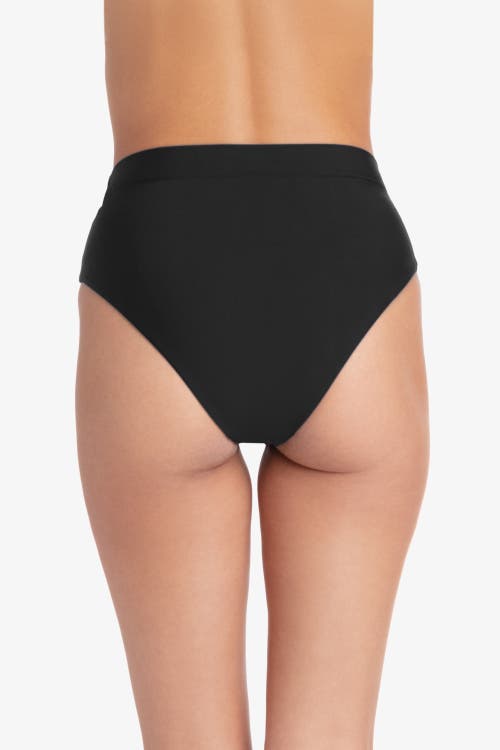 Helen Jon Soft Band High Waist Bottom In Black