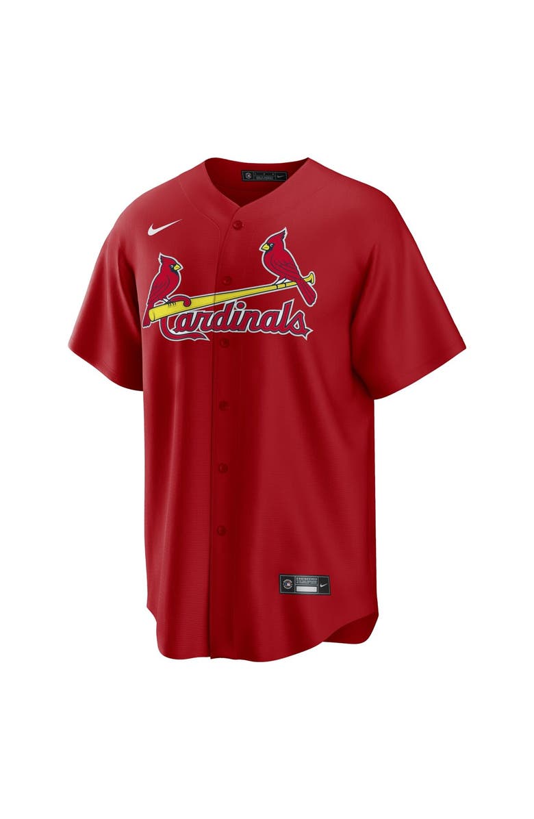 Nike Men's Nike Red St. Louis Cardinals Alternate Replica Team Jersey, Alternate, color, Red