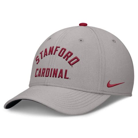 Men's Nike Gray Stanford Cardinal Rise Prep Performance Flex Hat