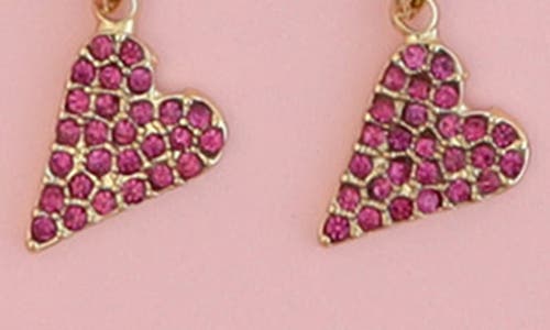 Panacea Set Of 5 Bow Stud & Interchangeable Charm Huggie Hoop Earrings In Gold