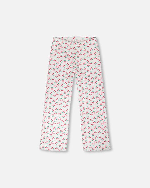 Rib Flare Leg Cherries Leggings (Toddler, Little Kid & Big Kid)