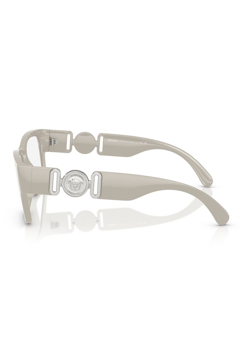 55mm Pillow Optical Glasses, Alternate, color, GREY