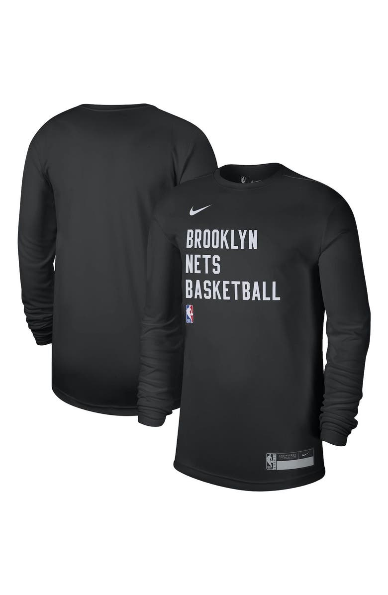 Nike Unisex Nike Black Brooklyn Nets 2023/24 Legend On-Court Practice Long Sleeve T-Shirt, Main, color, Black