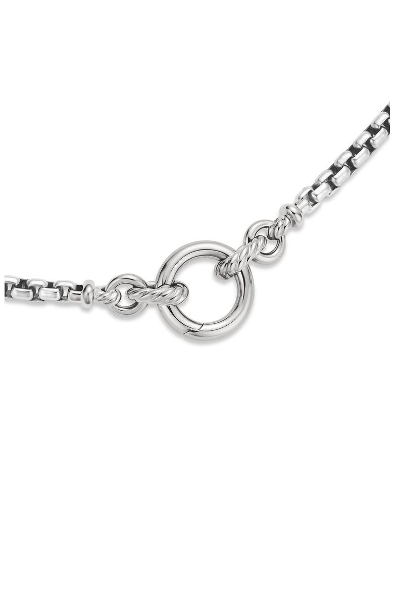 Smooth Amulet Vehicle Box Chain Necklace in Sterling Silver, 3.6mm, Alternate, color, SILVER