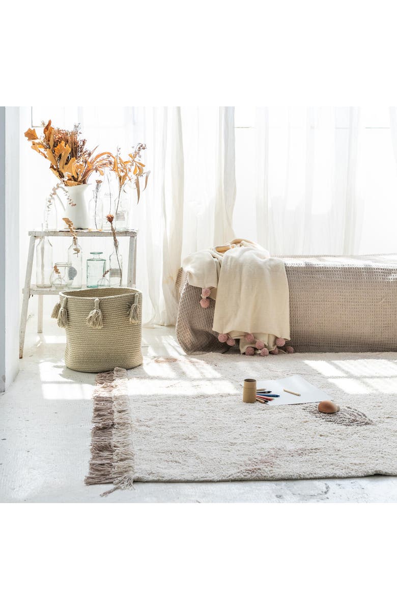 Lorena Canals Basket Woody, Alternate, color, Dk Olive, Lt Olive