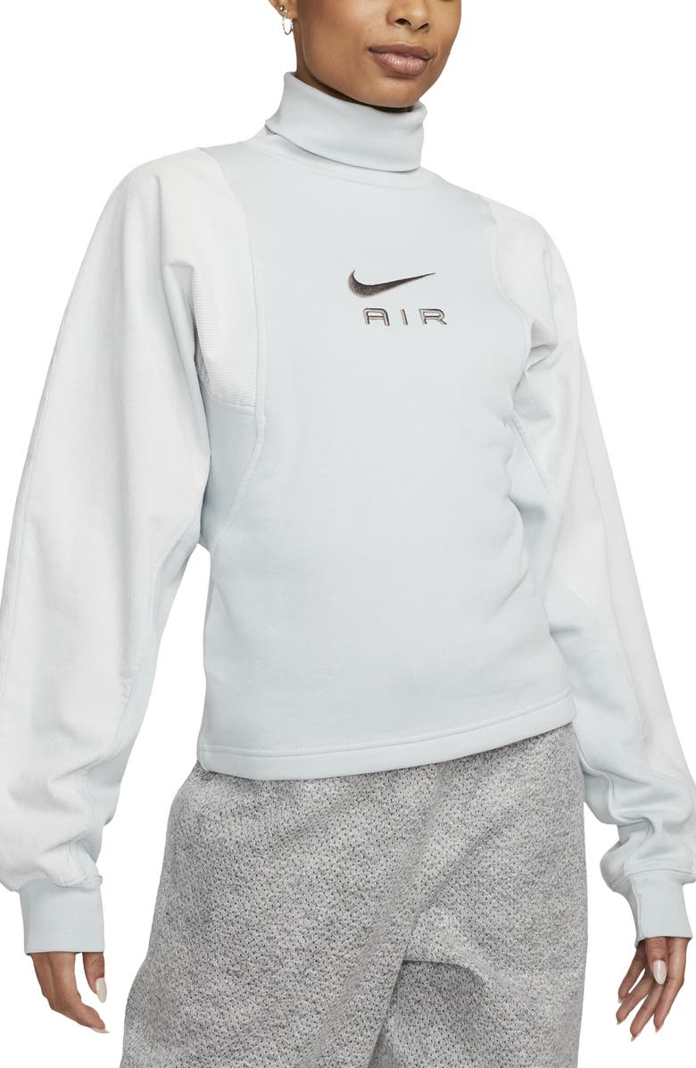 Nike Sportswear Corduroy Accent Fleece Turtleneck, Main, color,