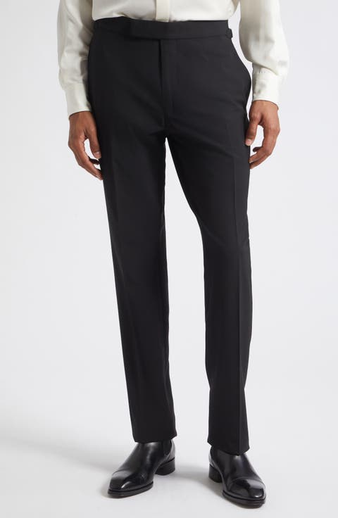 Shelton Slim Fit Stretch Wool Trouser