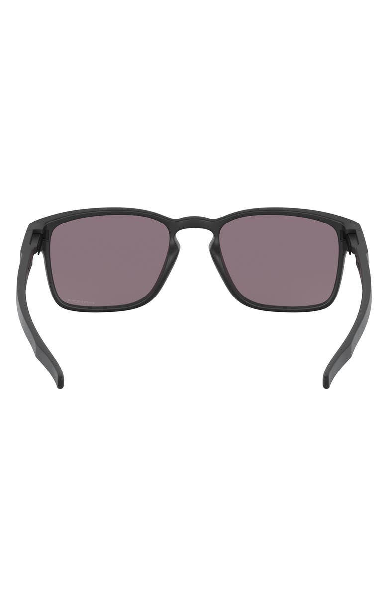 Oakley Latch 55mm Prizm<sup>™</sup> Rectangular Sunglasses, Alternate, color, Black