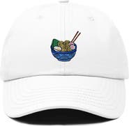 Dalix Noodles Embroidered Casual Cap