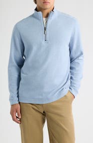 Tommy Bahama Flipview Reversible Half Zip Pullover