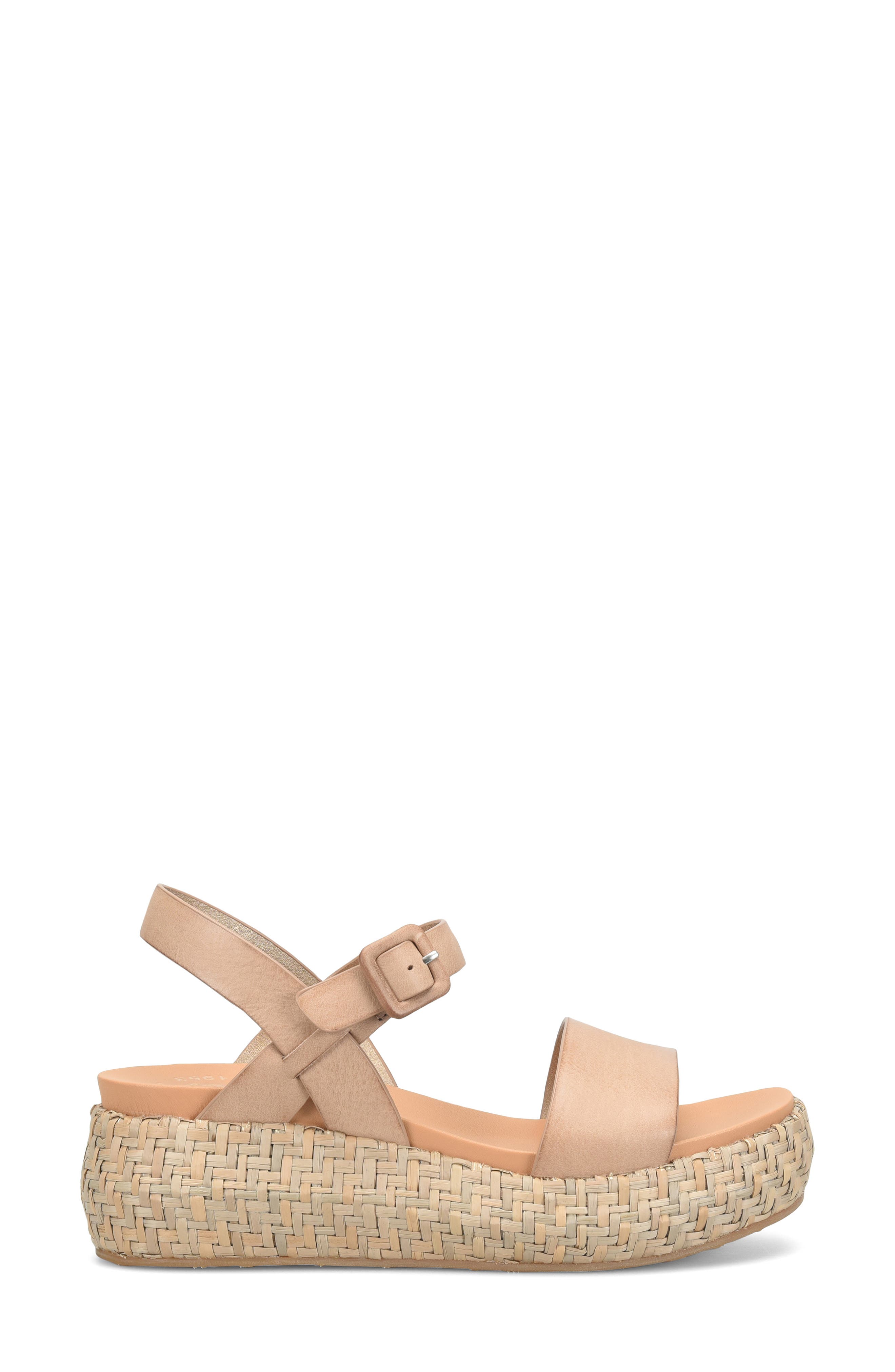 Kork-Ease<sup>®</sup> Hallie Platform Sandal, Alternate, color, Off White Leather