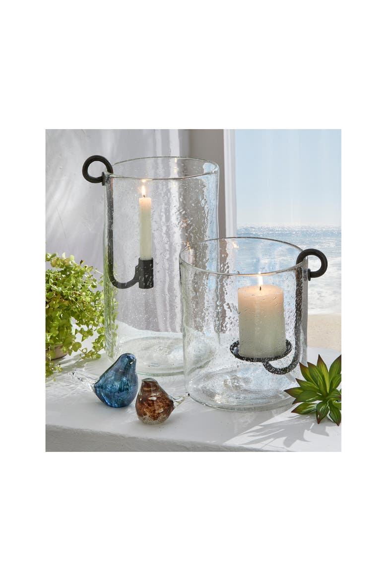 Rustic Black Iron S Hook Candle Holder for Summer Decor, Alternate, color, Black
