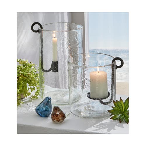 Tag Rustic Black Iron S Hook Candle Holder For Summer Decor In Black