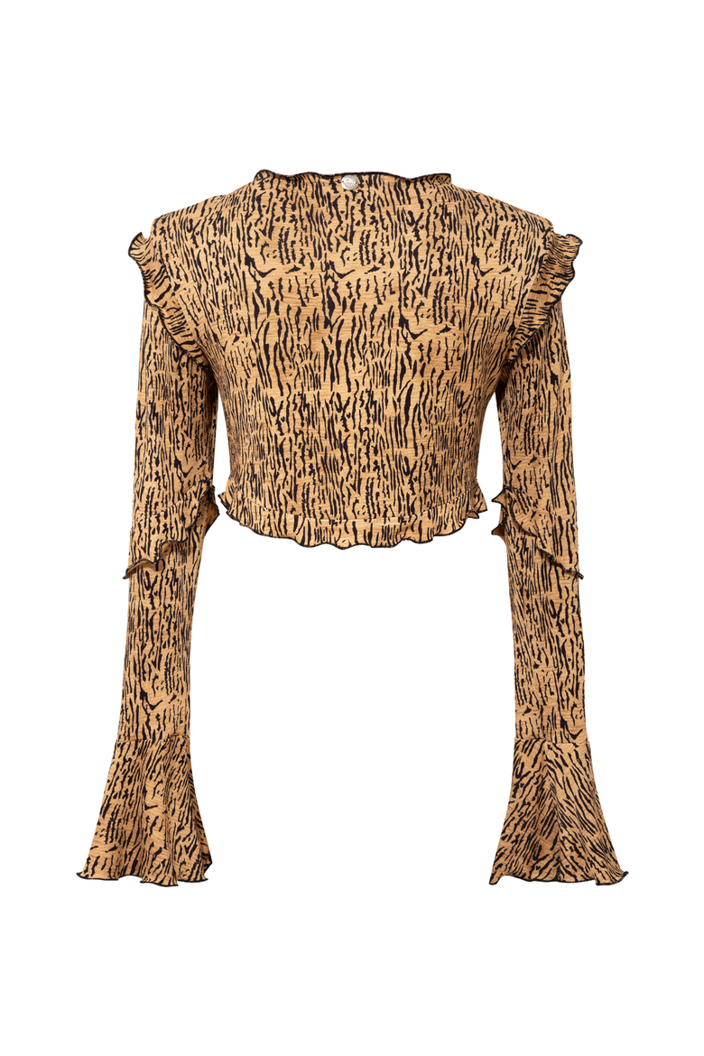 JULIA TOP, Alternate, color, Printed Leopard